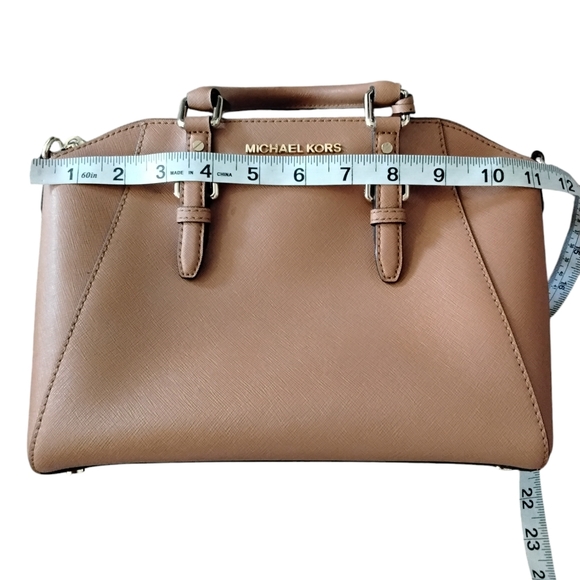 Michael Kors Purse Preppy Neutral Minimalist Quiet Luxury Classic Timeless Bag - Picture 8 of 11